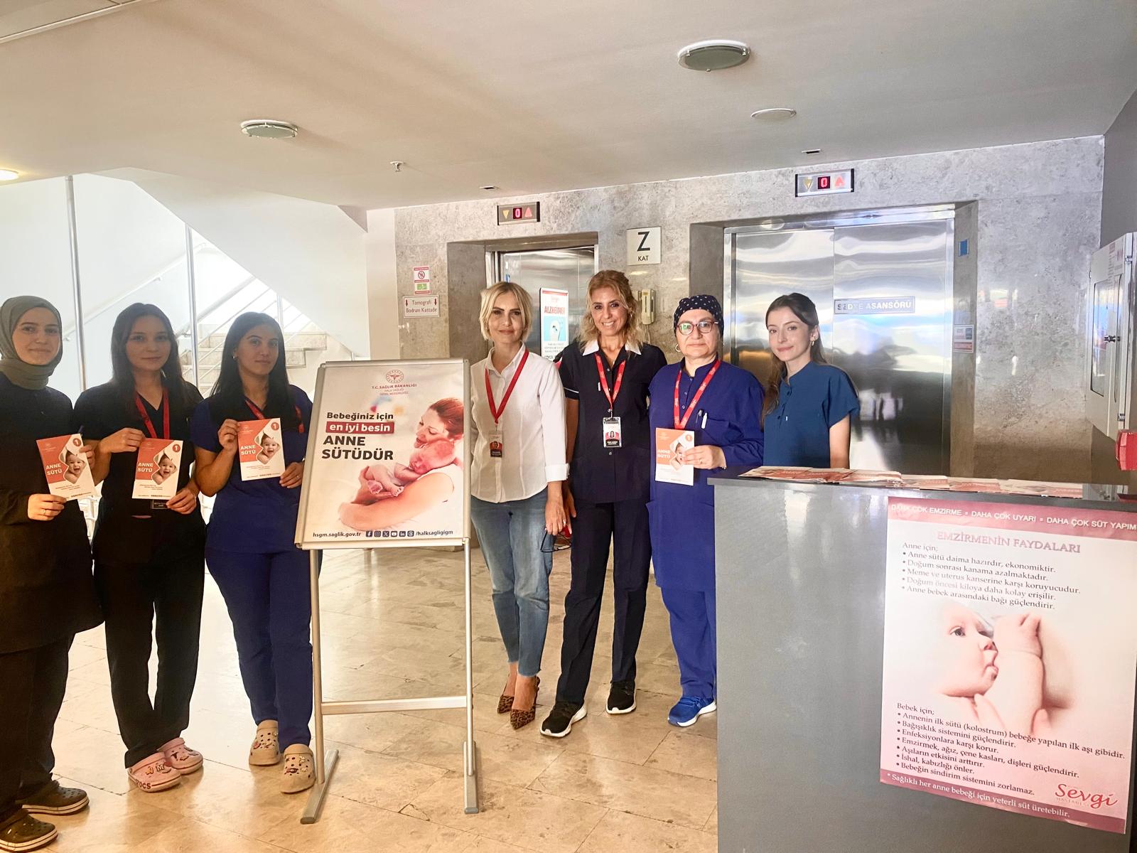 Özel Ordu Sevgi Hastanesi’nde Emzirme Haftası’na Özel Bilgilendirme Etkinliği Düzenlendi