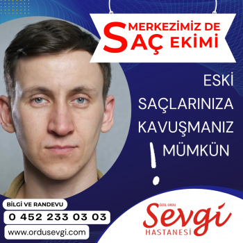 Saç Ekimi Merkezimizde Eski Saçlarınıza Kavuşmanız Mümkün
